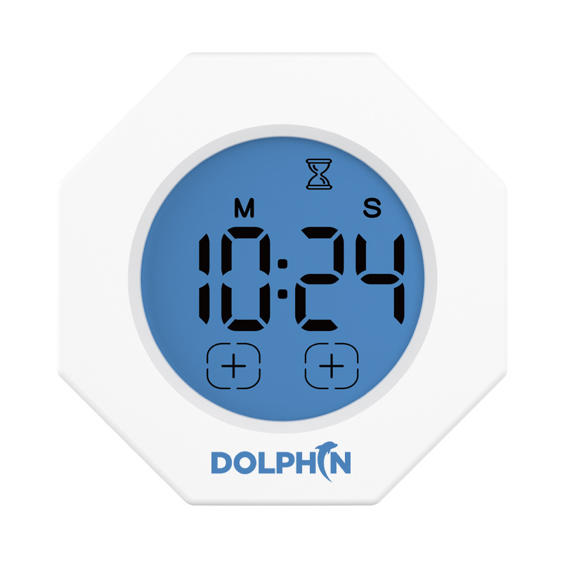 Octagonal Gravitational Flip Timer Clock