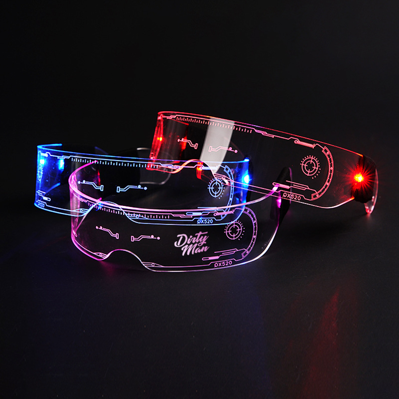 Glow In The Dark Party Glasses