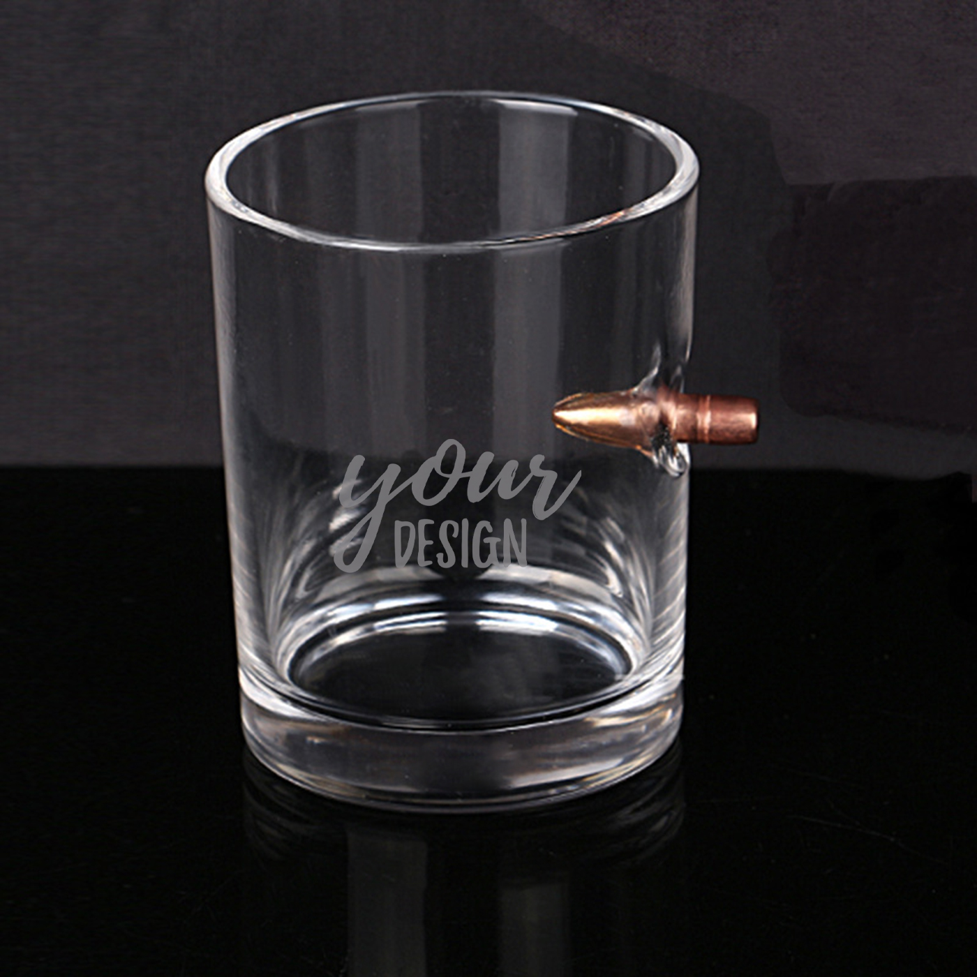 Custom Design Bullet Whiskey Glass 2