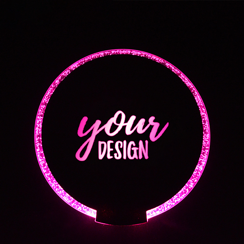 Custom Light Up LED Coasters 1