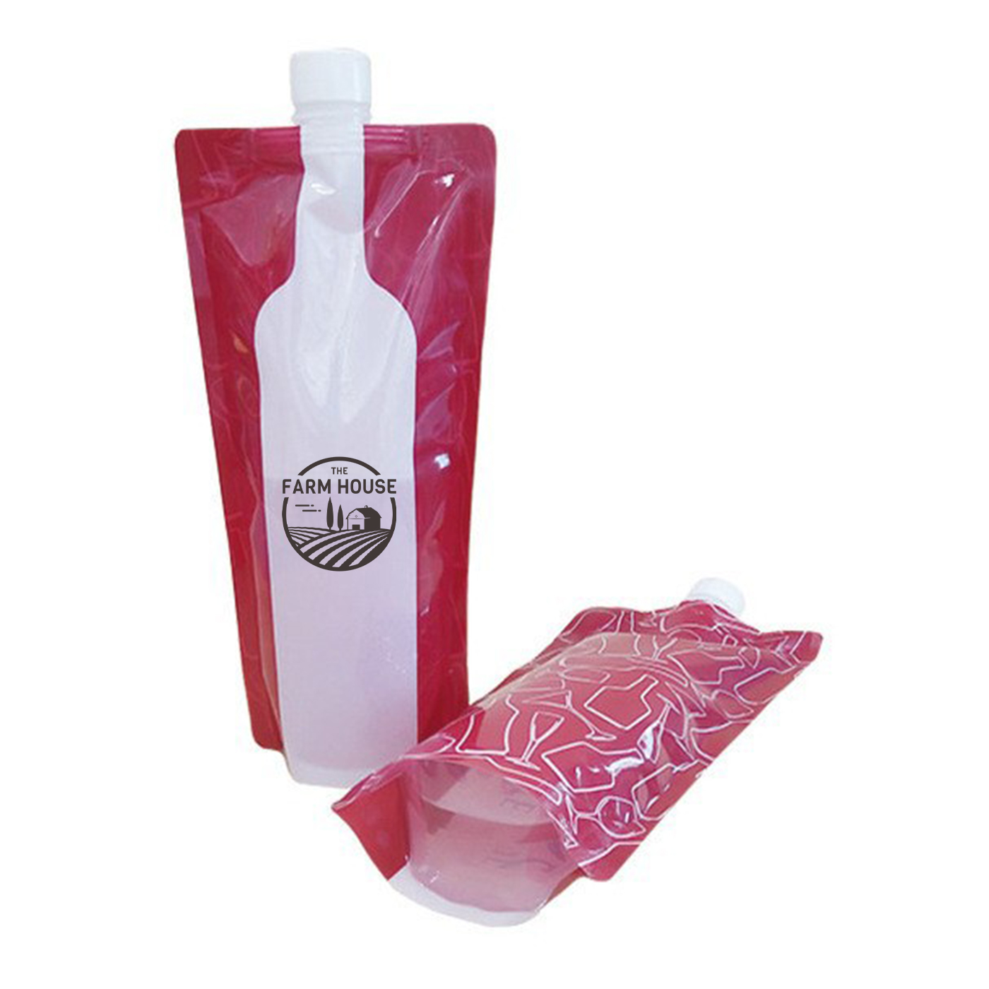 Juice Travel Plastic Flasks Bags