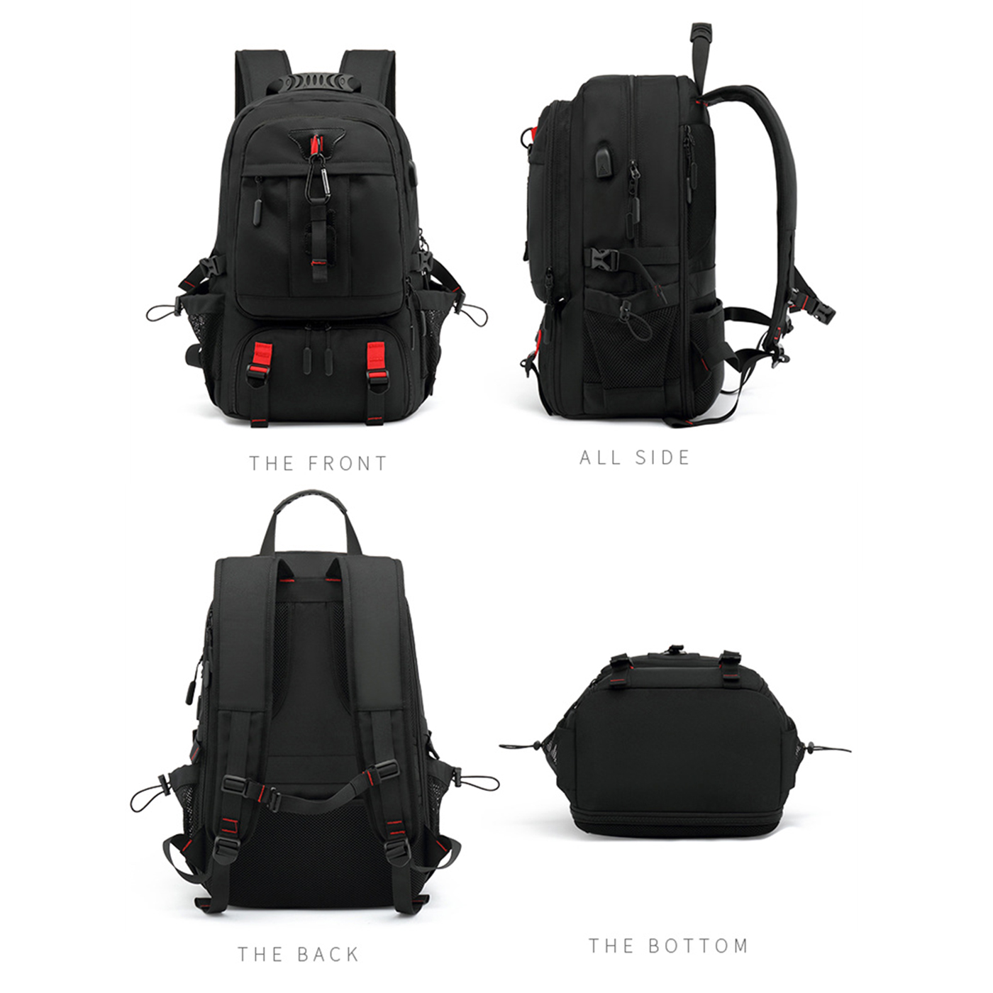 Carry On Backpack With USB Charging Port 2