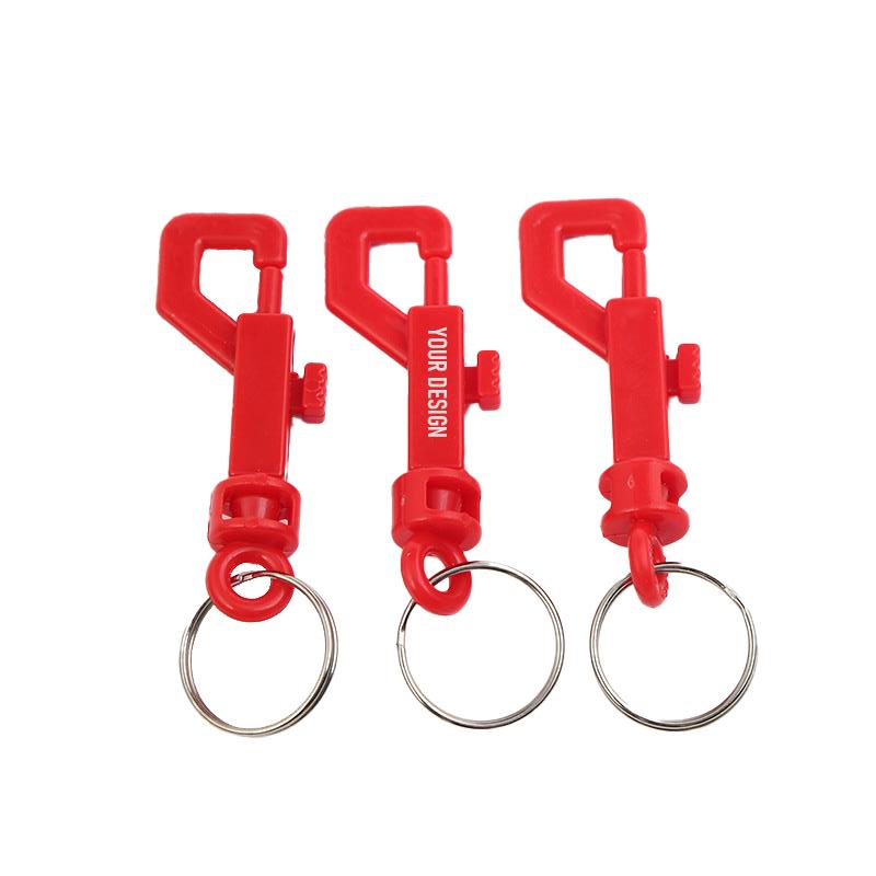Plastic Key Ring Snap Hook1