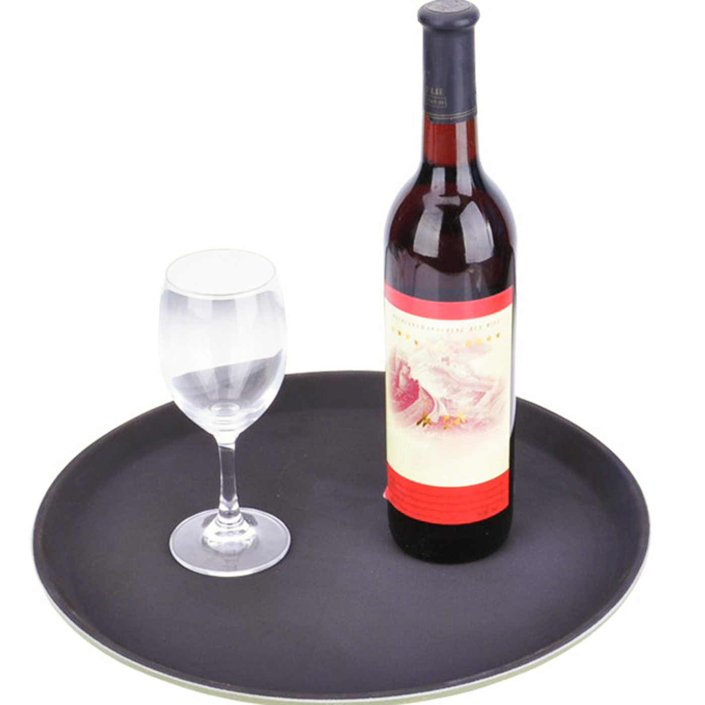 Round Plastic Fast Food Serving Trays1