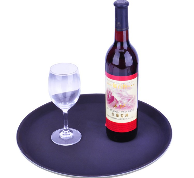 Round Plastic Fast Food Serving Trays2