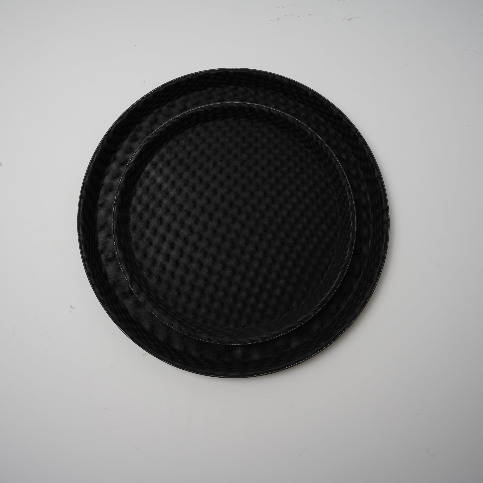 Round Plastic Fast Food Serving Trays3