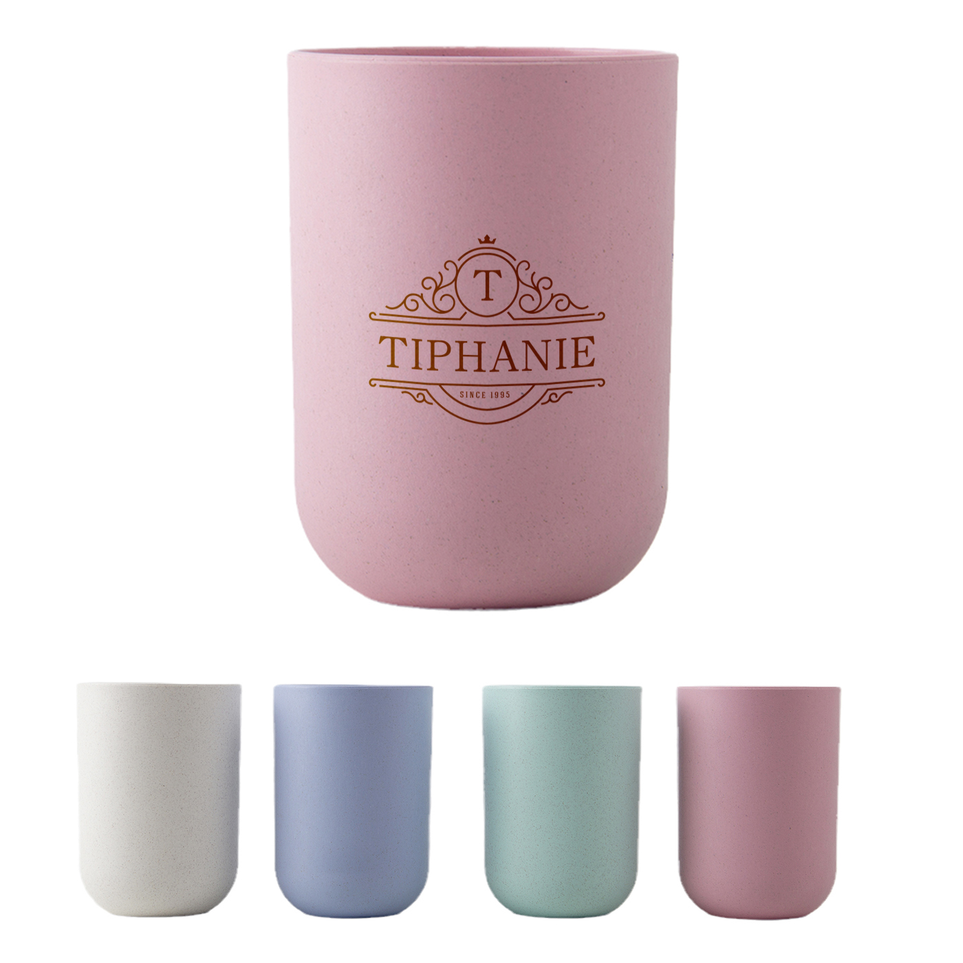 Reusable Wheat Straw Mouthwash Cup