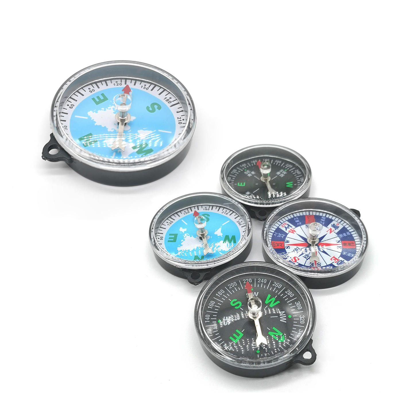 Mini Traveling Compass Keychain 1