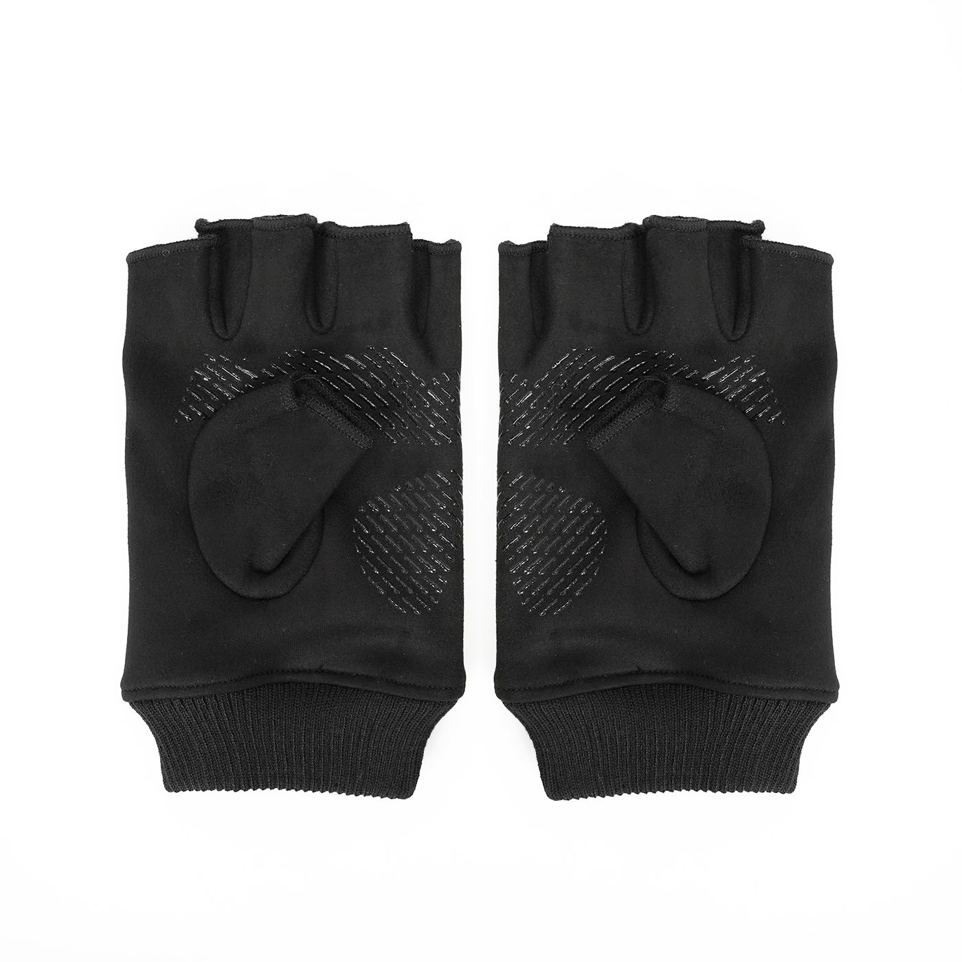 Fingerless Suede Driving Gloves2