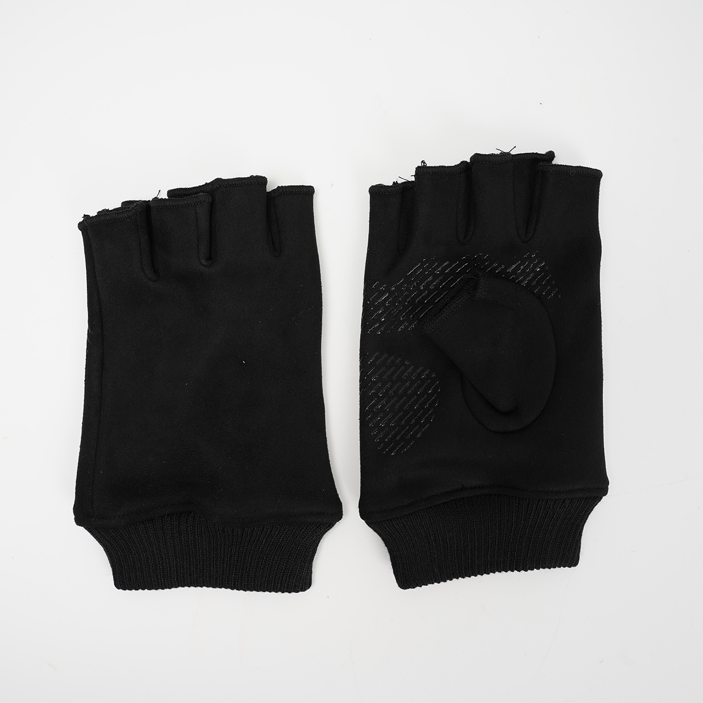 Fingerless Suede Driving Gloves4