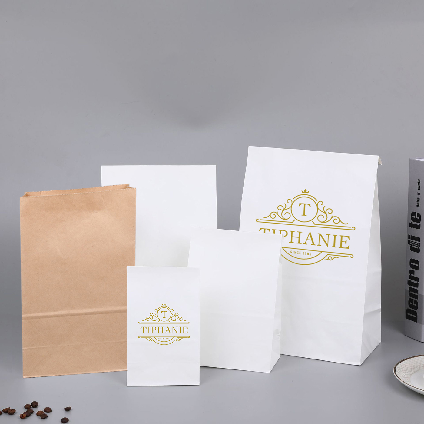 Eco-Friendly Kraft Shopping Bags