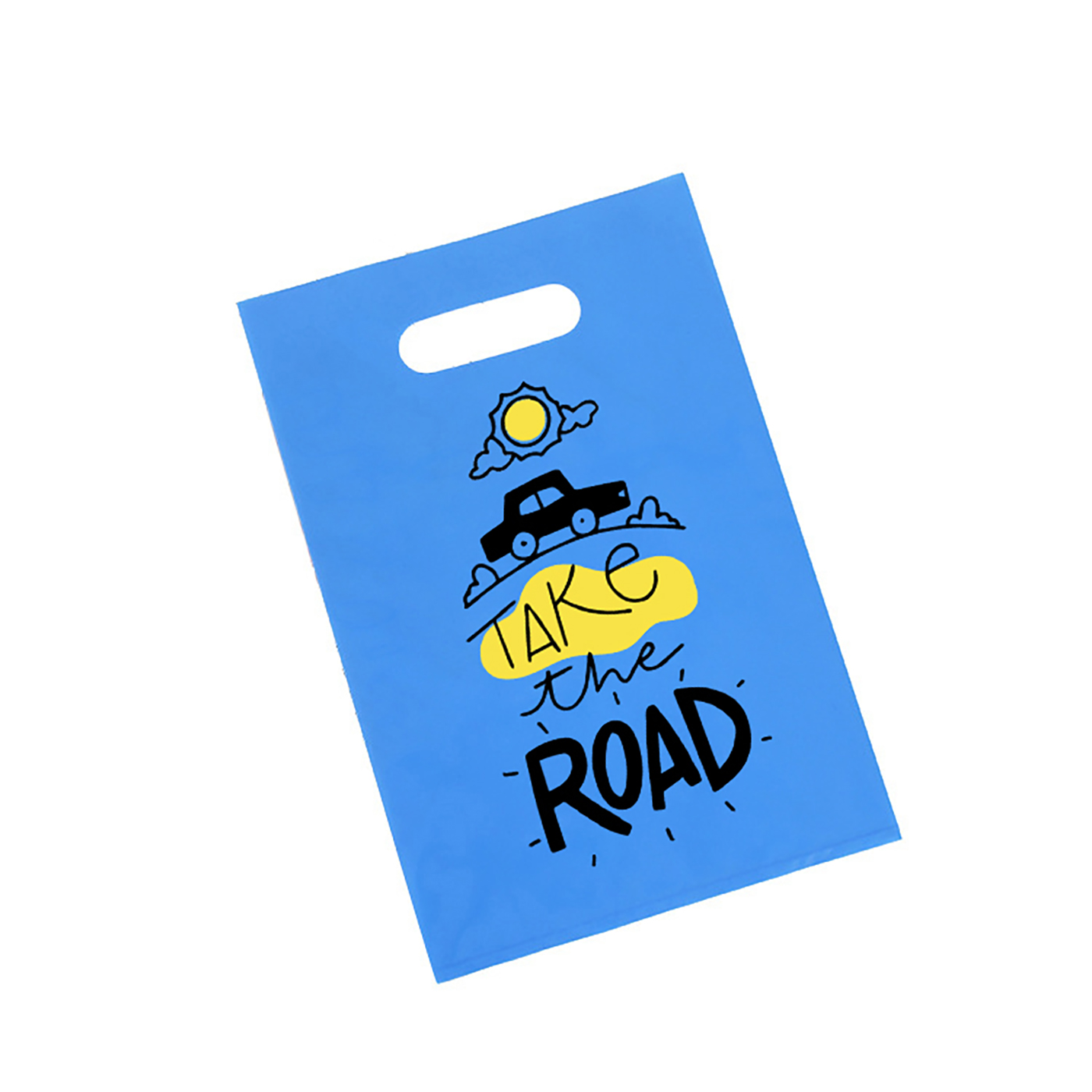 Promotional Die Cut Handle Plastic Bag1