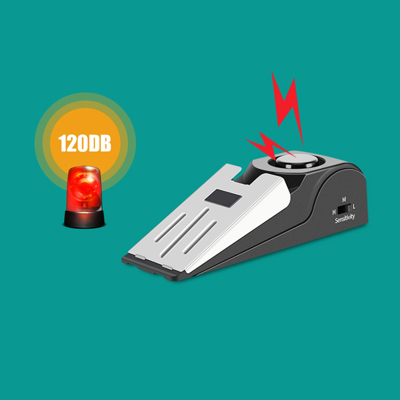 Portable Door Lock & Door Stop Alarm2