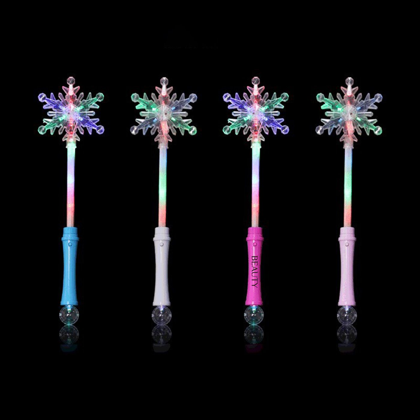 Light Up Snowflake Wand