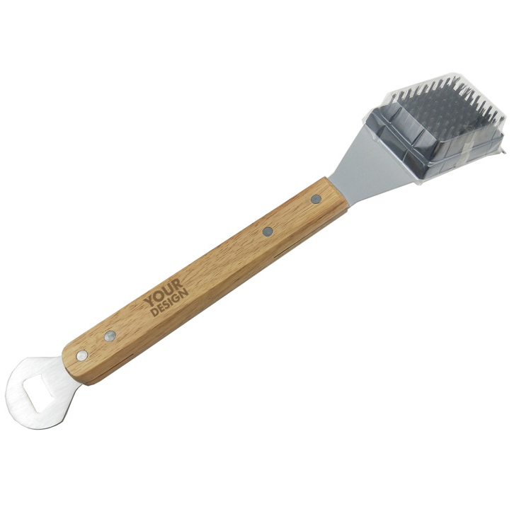 Stainless Steel Grill Brush And Scraper