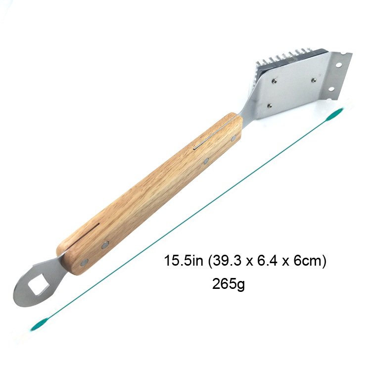 Stainless Steel Grill Brush And Scraper1