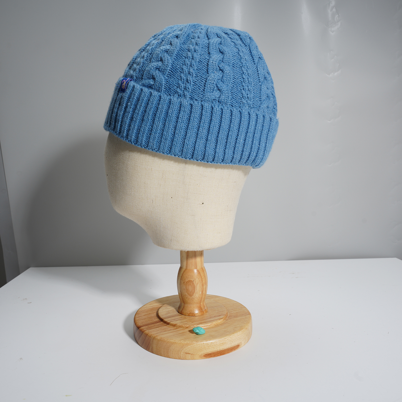 Custom Cable Knitting Cuffed Beanie 3