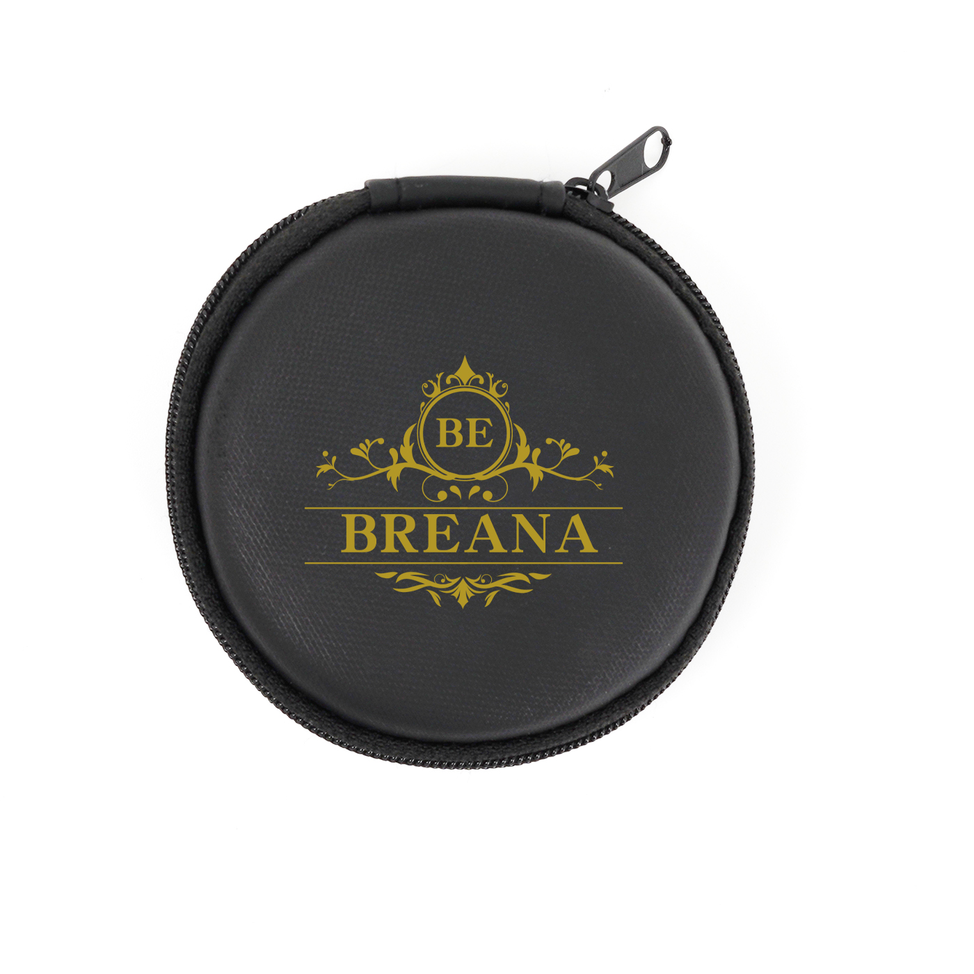 Portable Round Earbud Case 