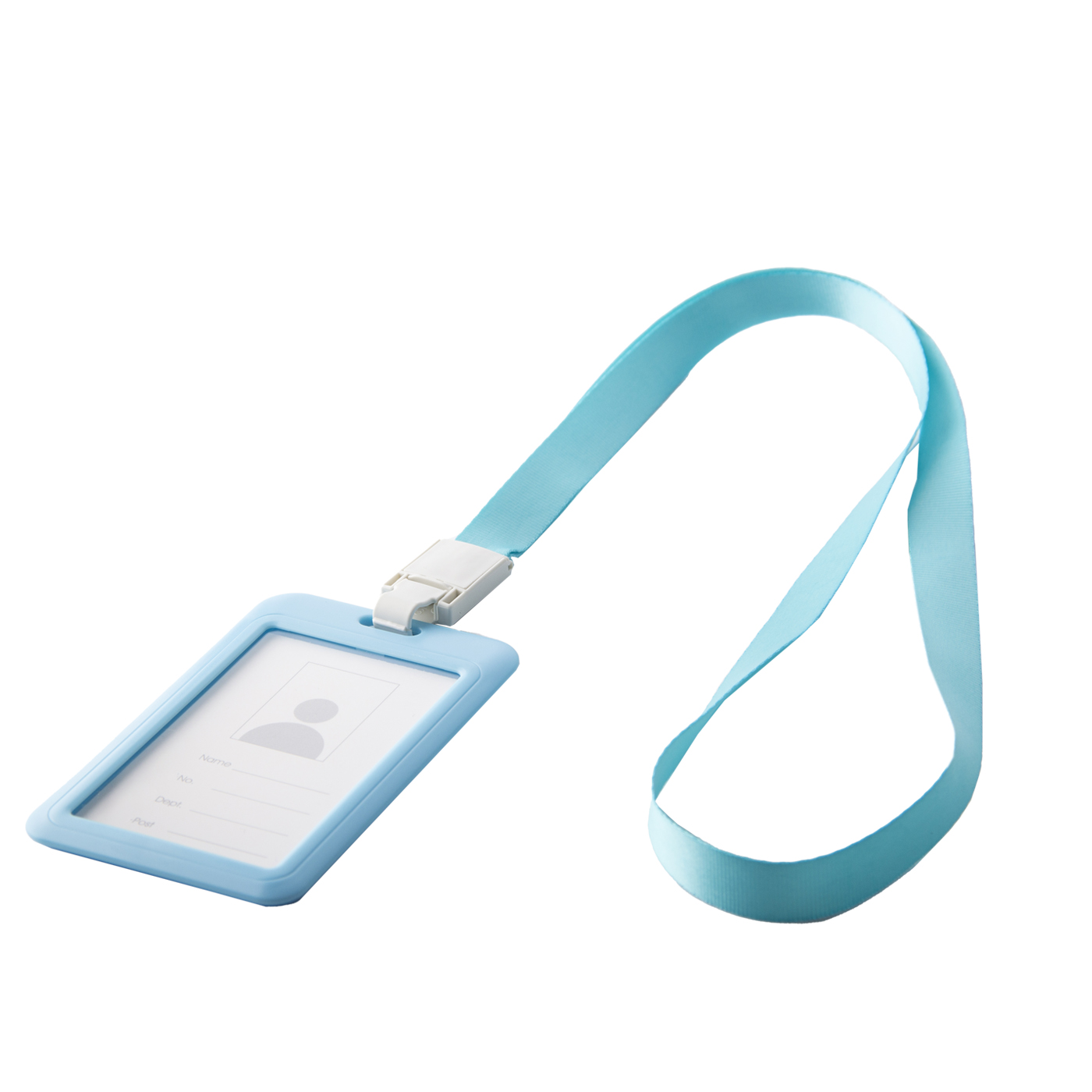 Portable Employee Plastic ID Card Holder
