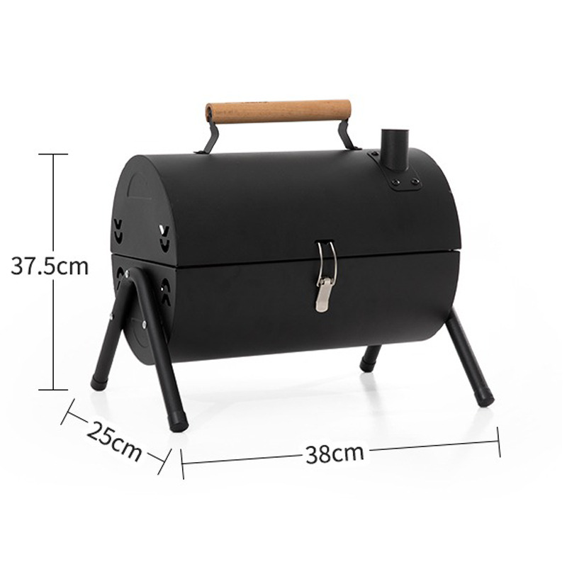 Charcoal Grill Offset Smoker With Cover2
