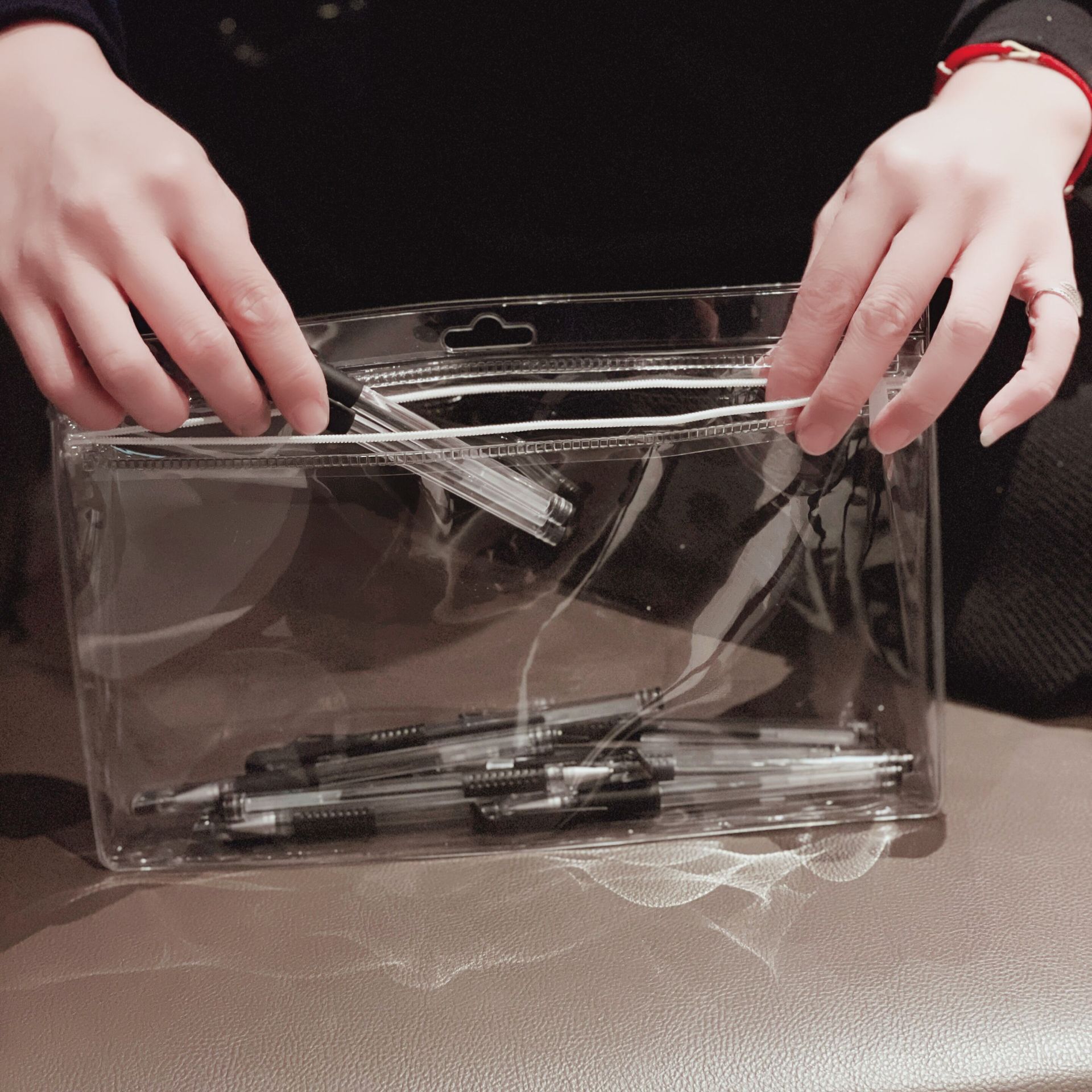 PVC Transparent Zip Lock Jewelry Bag2