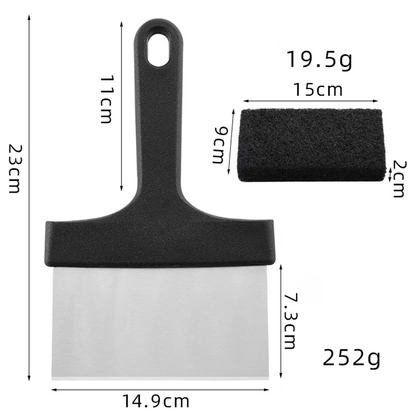 Metal Griddle Scraper Chopper2