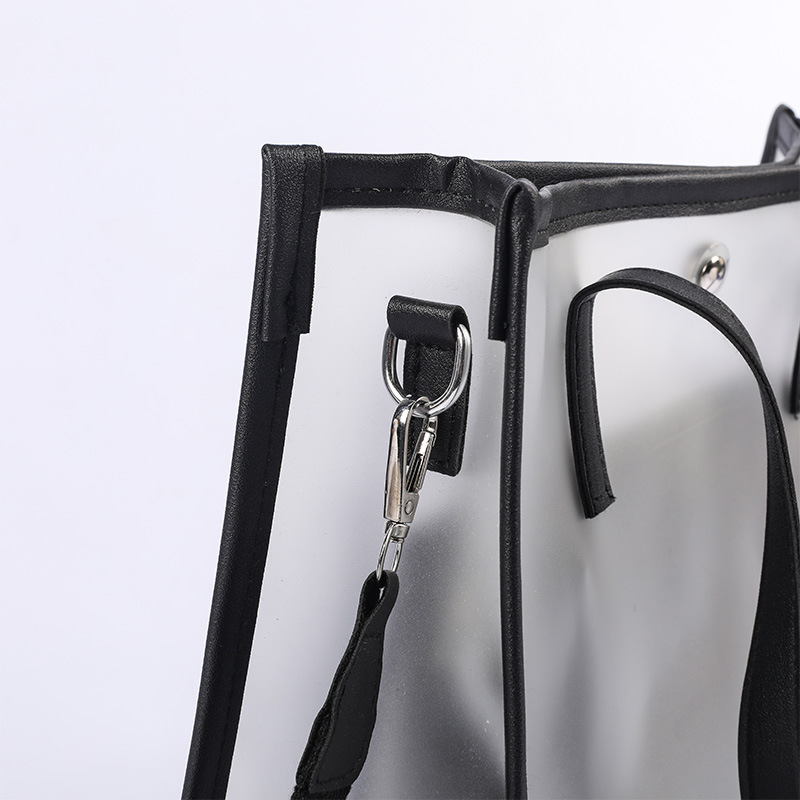 Pvc Large Capacity Beach Bag With Inner Pouch2