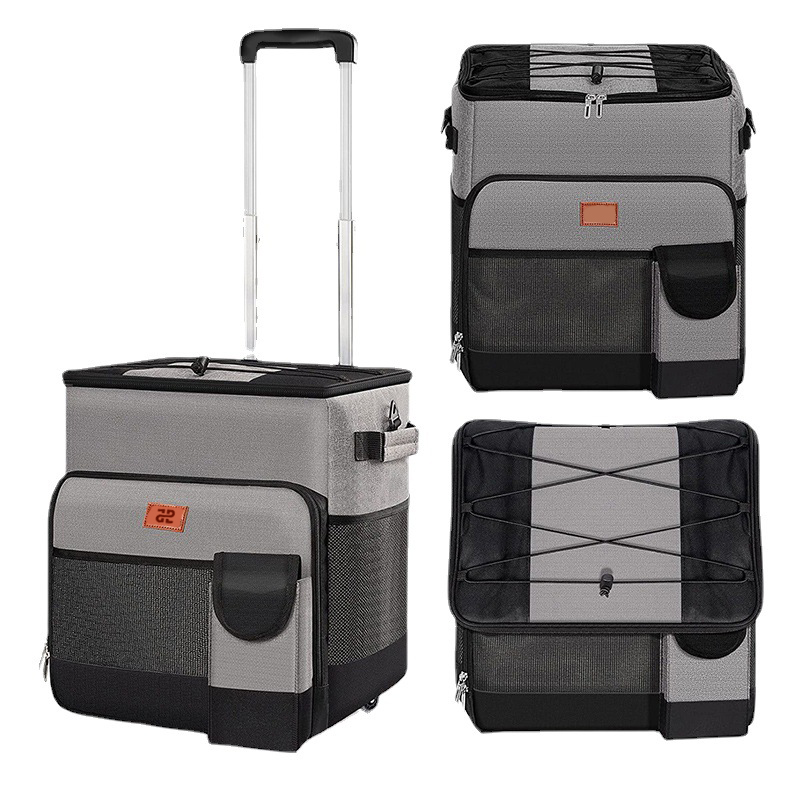 Leakproof Insulated Cooler Bag With Wheels 