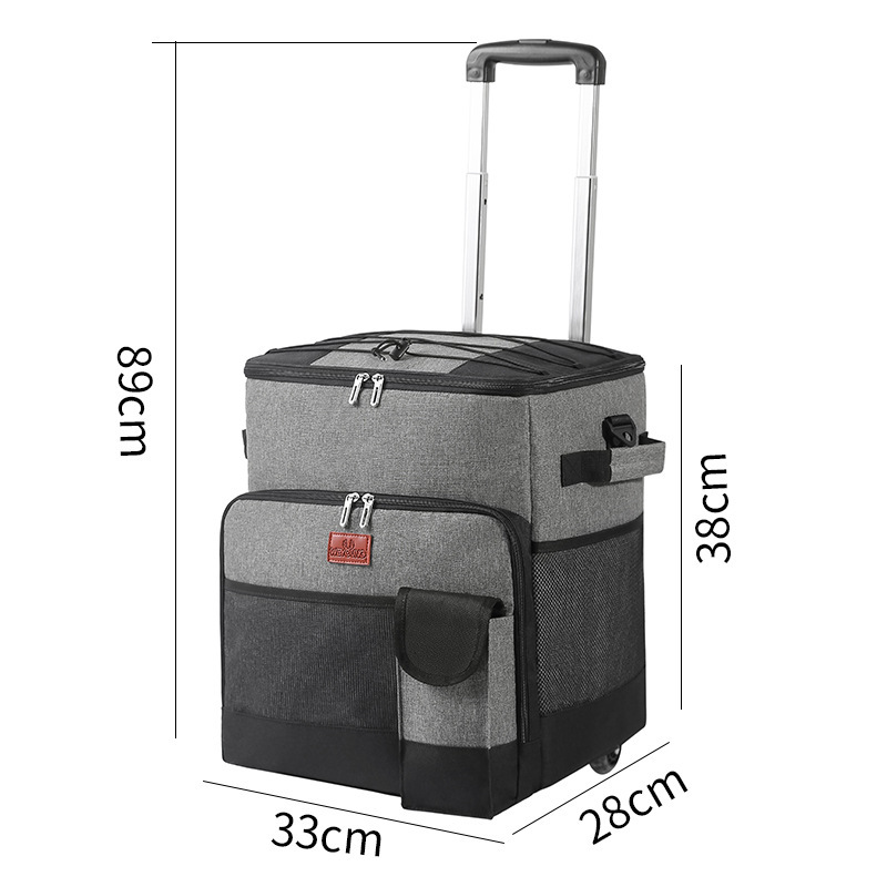 Leakproof Insulated Cooler Bag With Wheels 2