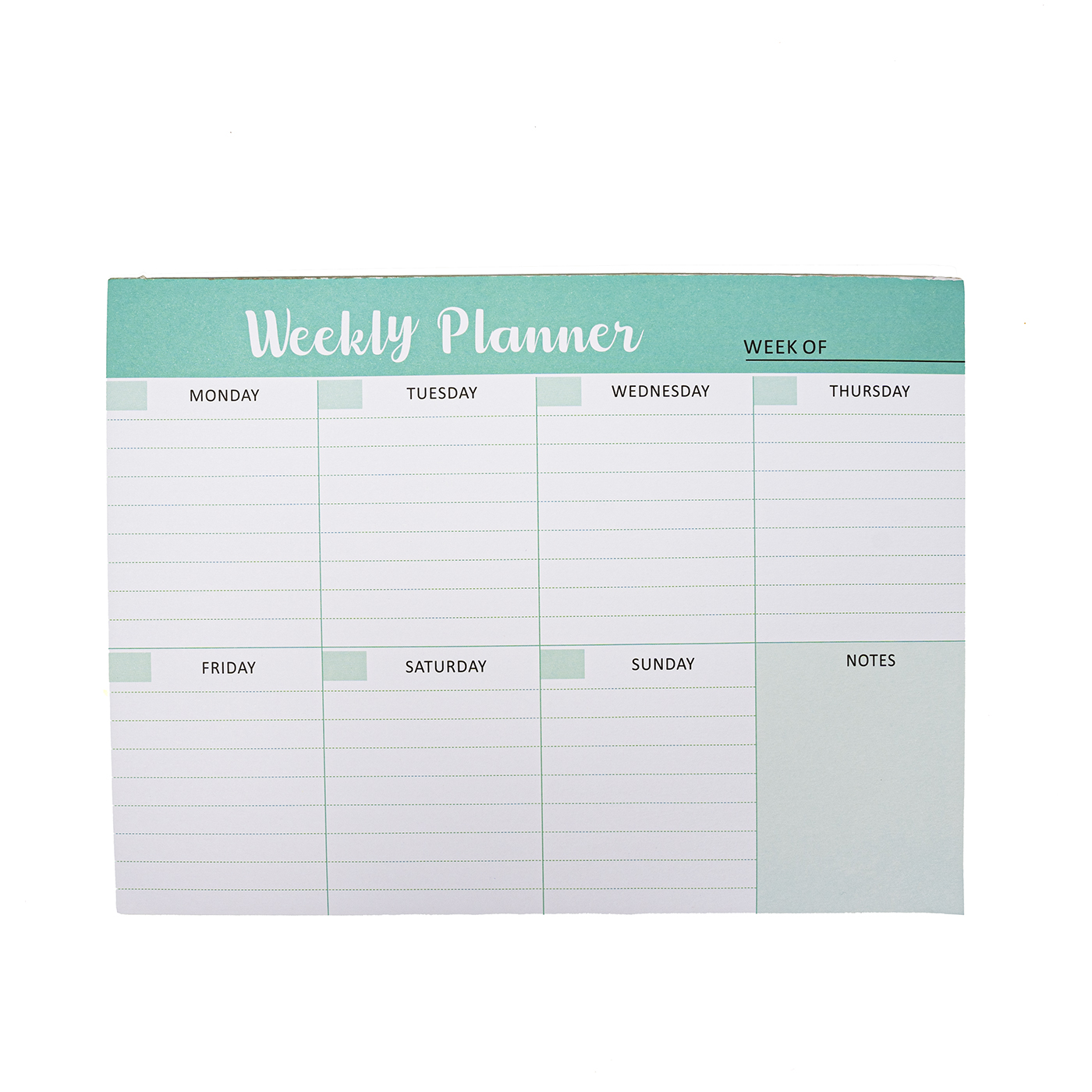 Custom Weekly Planner Pad