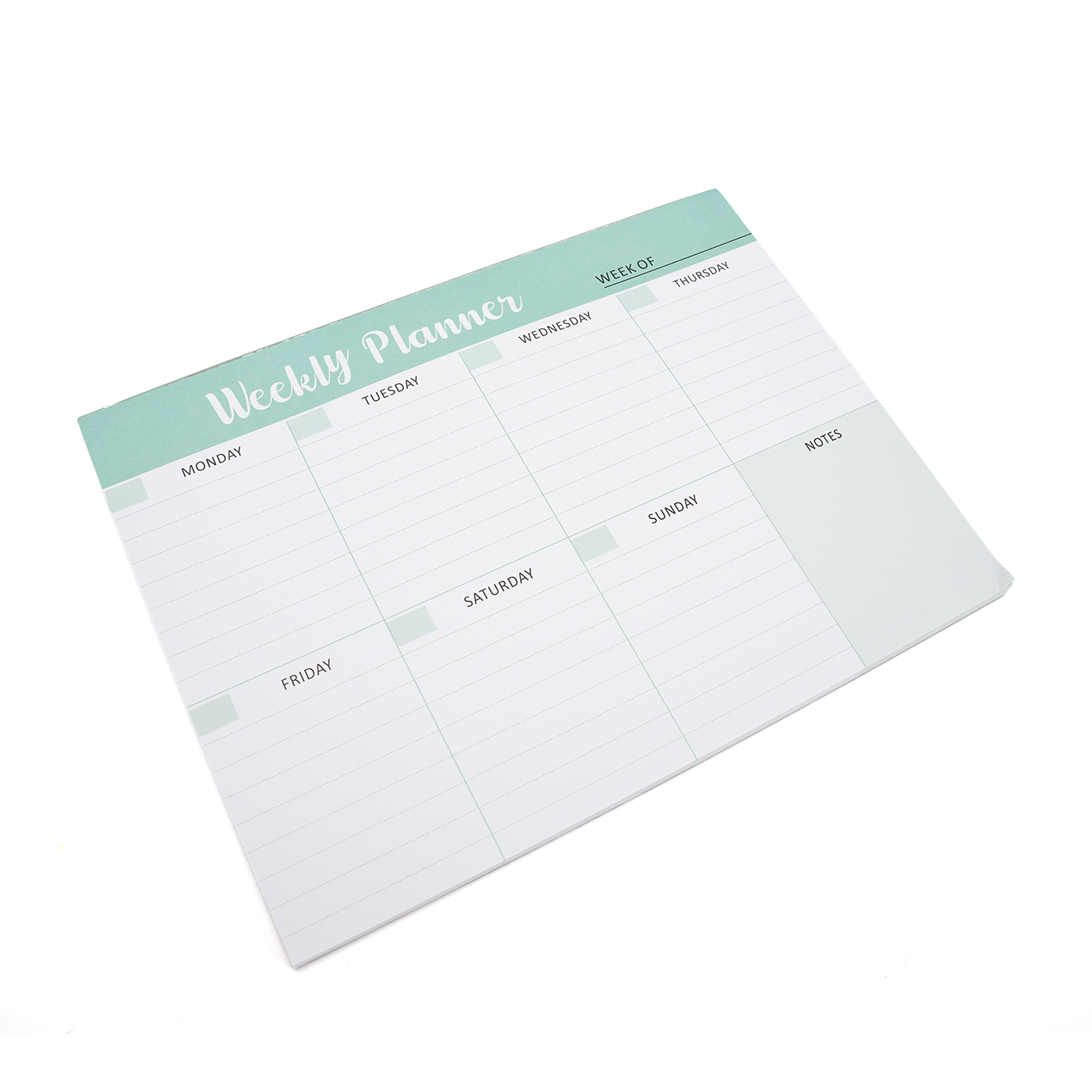 Custom Weekly Planner Pad1