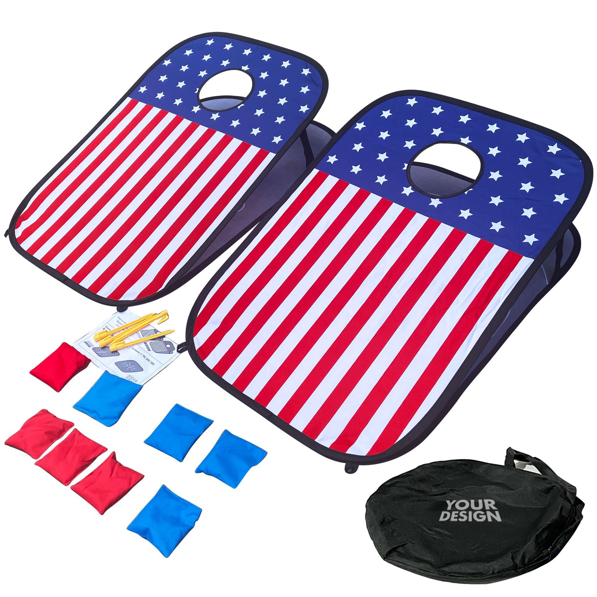  Cornhole Board Set With Carrying Bag1