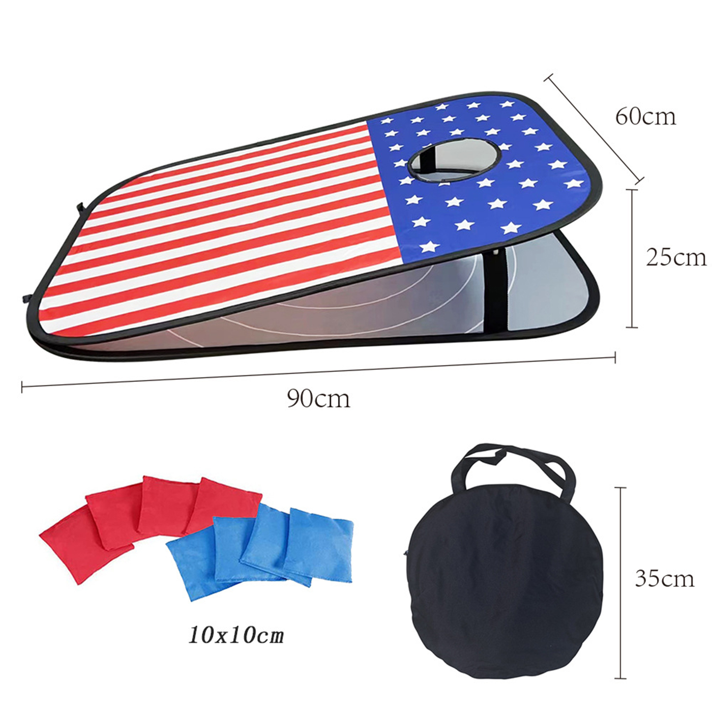  Cornhole Board Set With Carrying Bag2