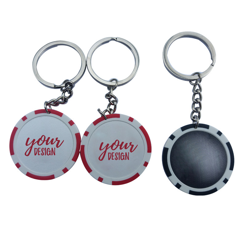 Branded Poker Chip Keyrings1