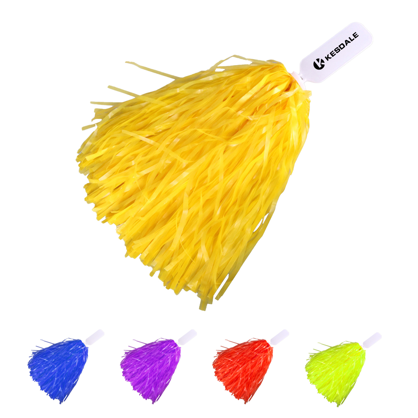 Metallic Foil Cheerleader Pom Poms&nbsp;