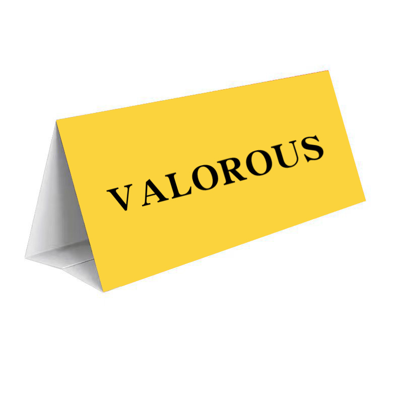 Paper Name Plate Holder