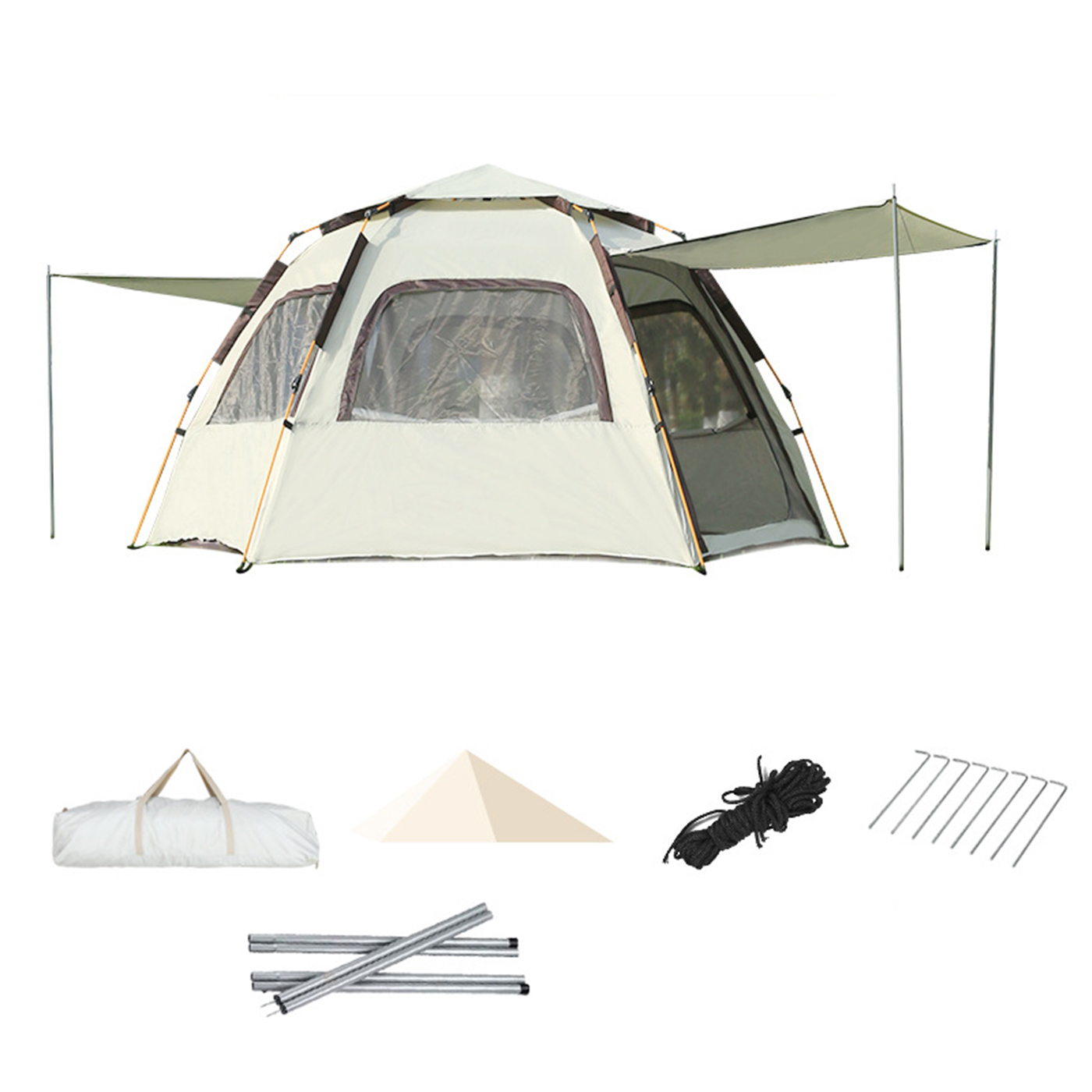 Full Automatic Outdoor Windproof Camping Tent2