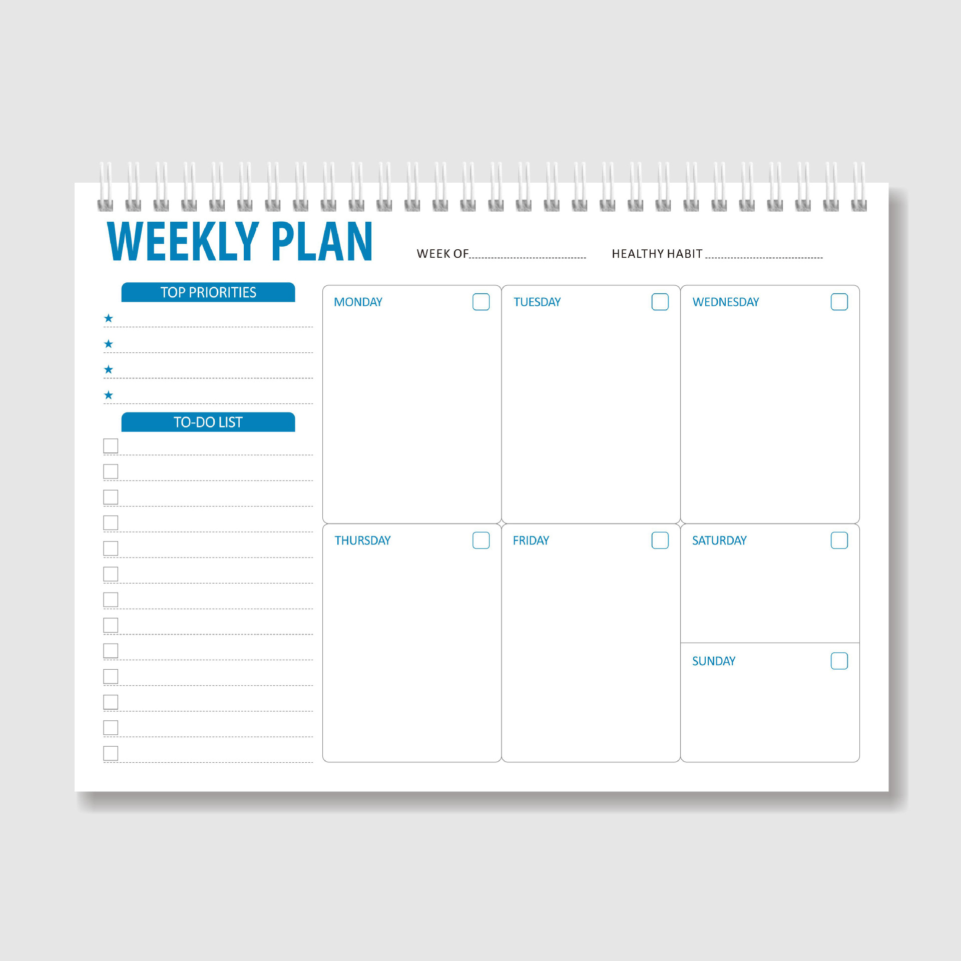 Weekly Planner Notepad1