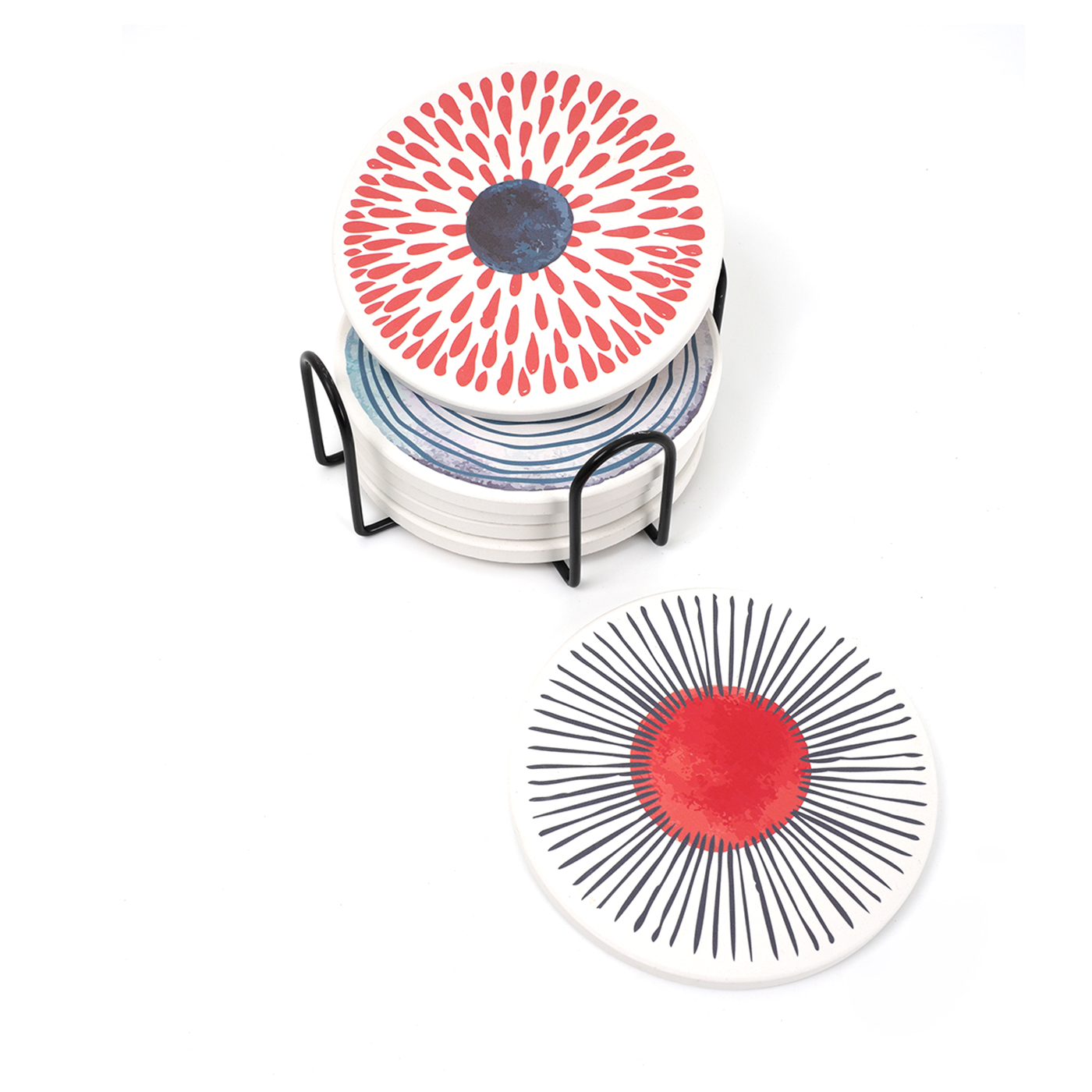 Ceramic Coaster With Cork Coasters 2