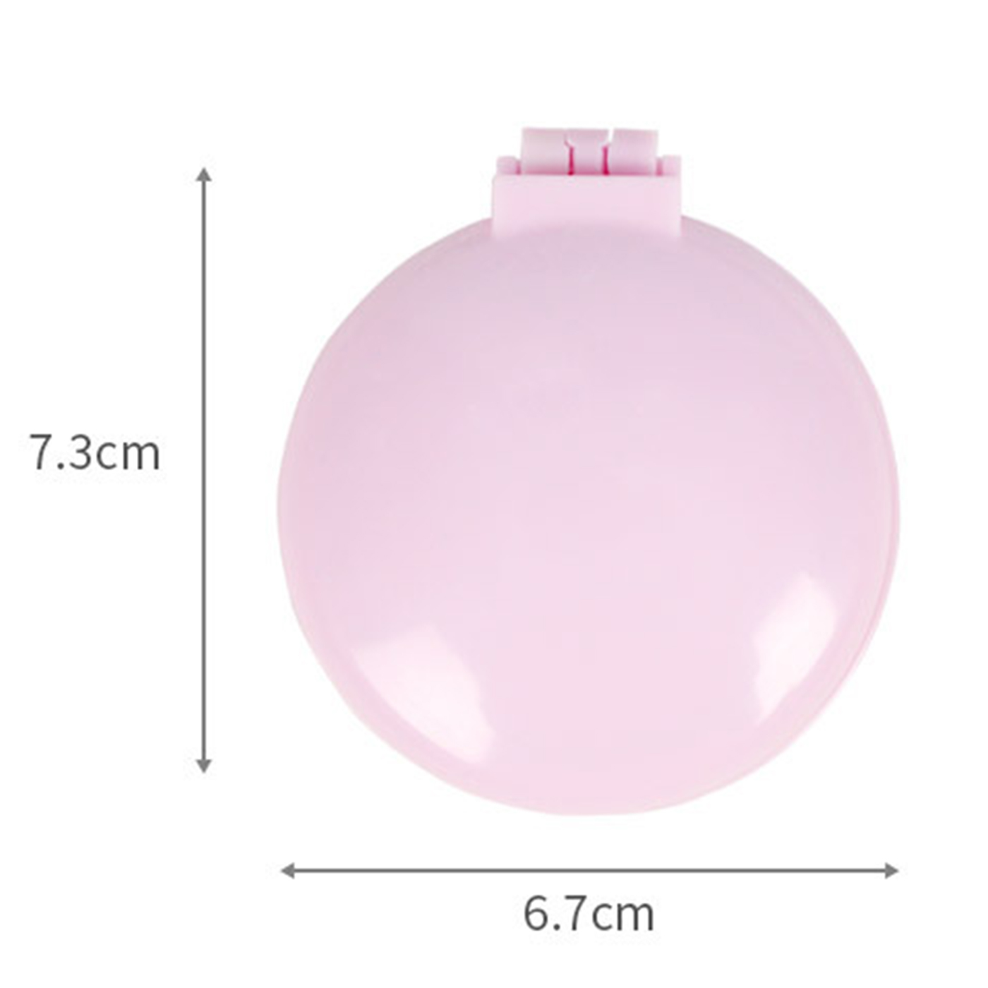 Folding Hair Brush With Mirror3