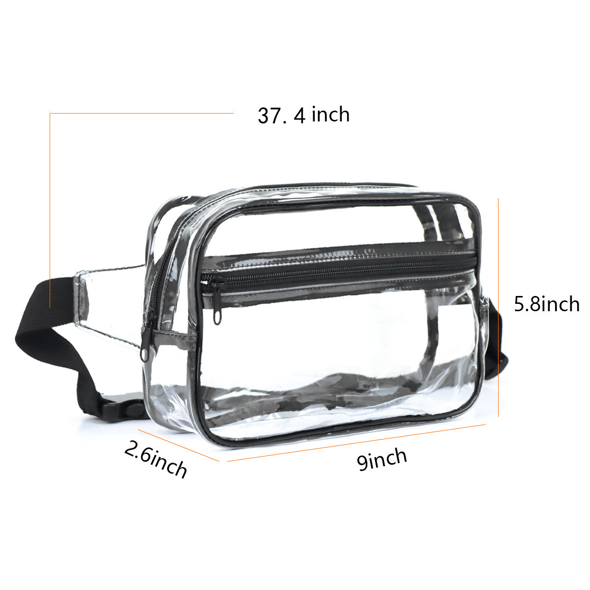 Promotional Transparent Travel Fanny Pack2