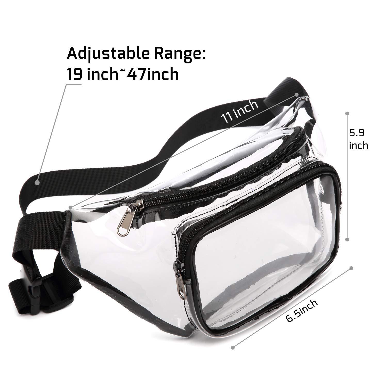 Stadium Approved Clear Fanny Pack2