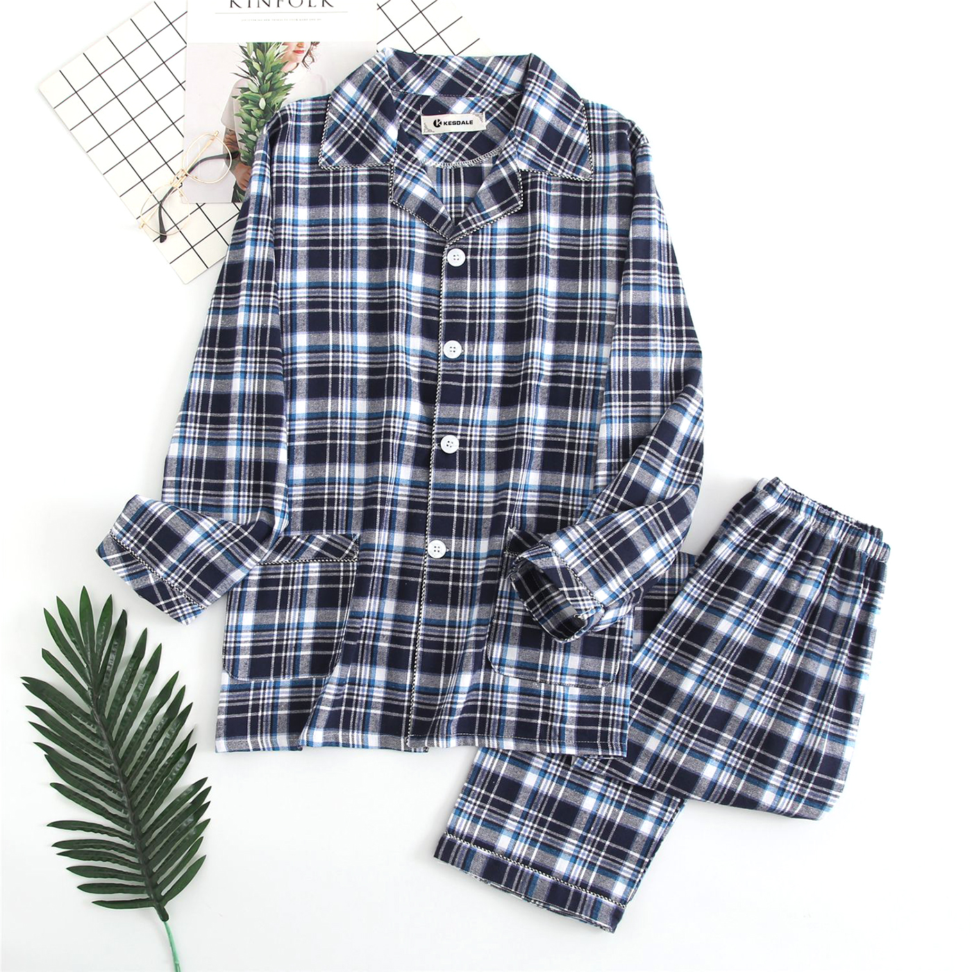 Flannel Sleepwear Suit 1