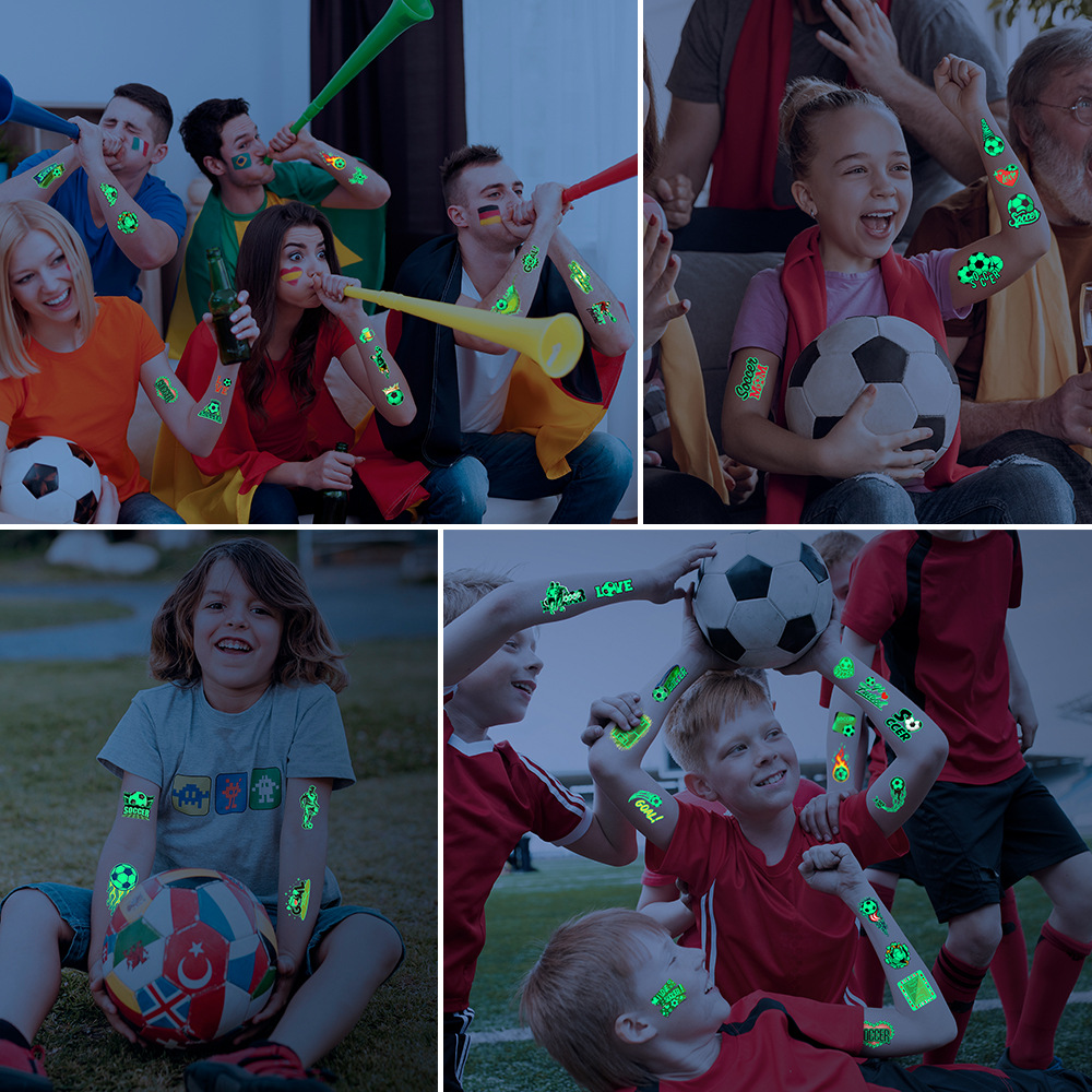 Glow Temporary Tattoo Sticker1