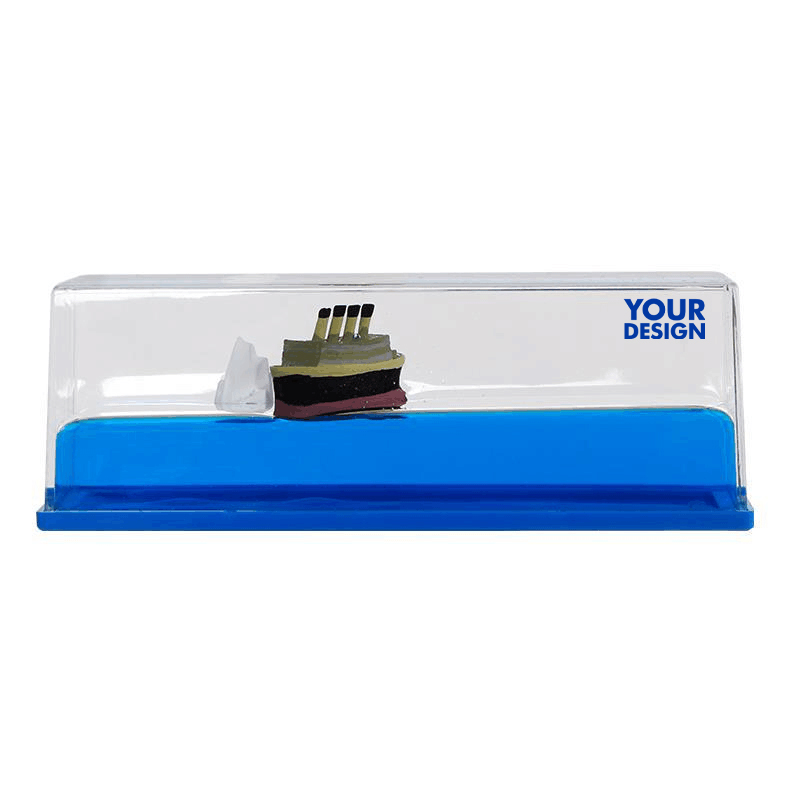 Creative Boat Sea Fluid Drift Bottle