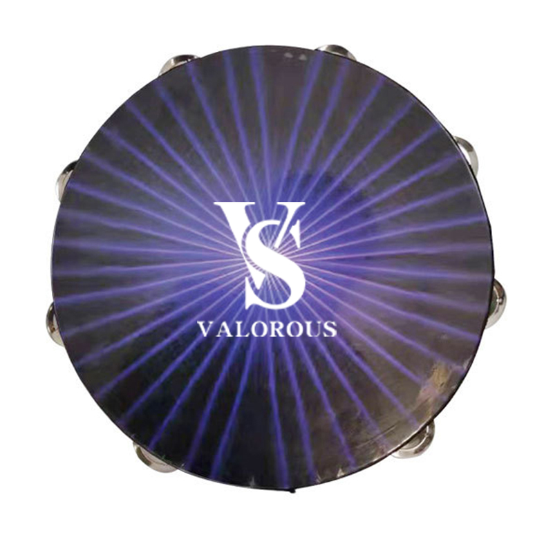 Wooden Hand Held Drum Bell 1