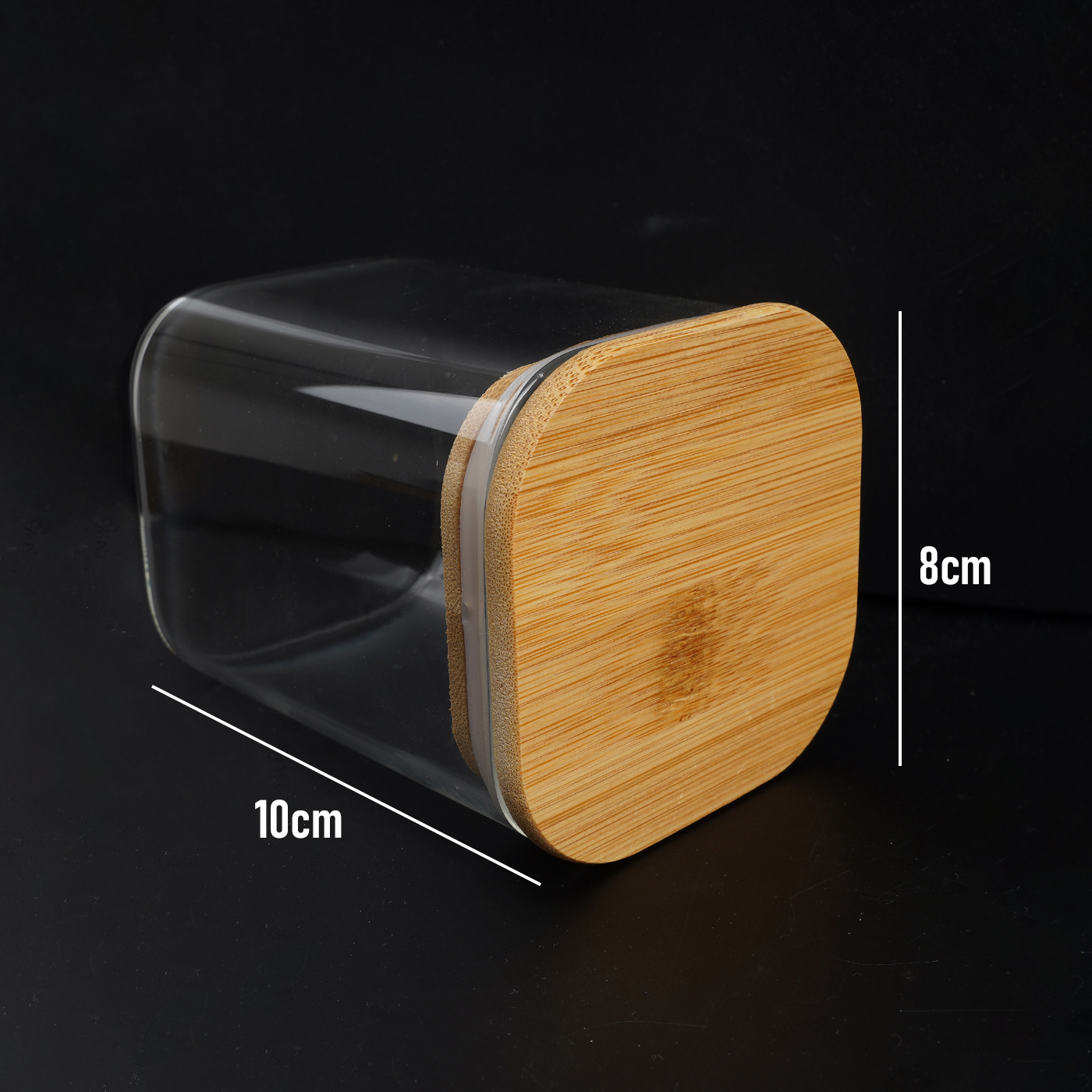 &nbsp;Square Glass Canister2