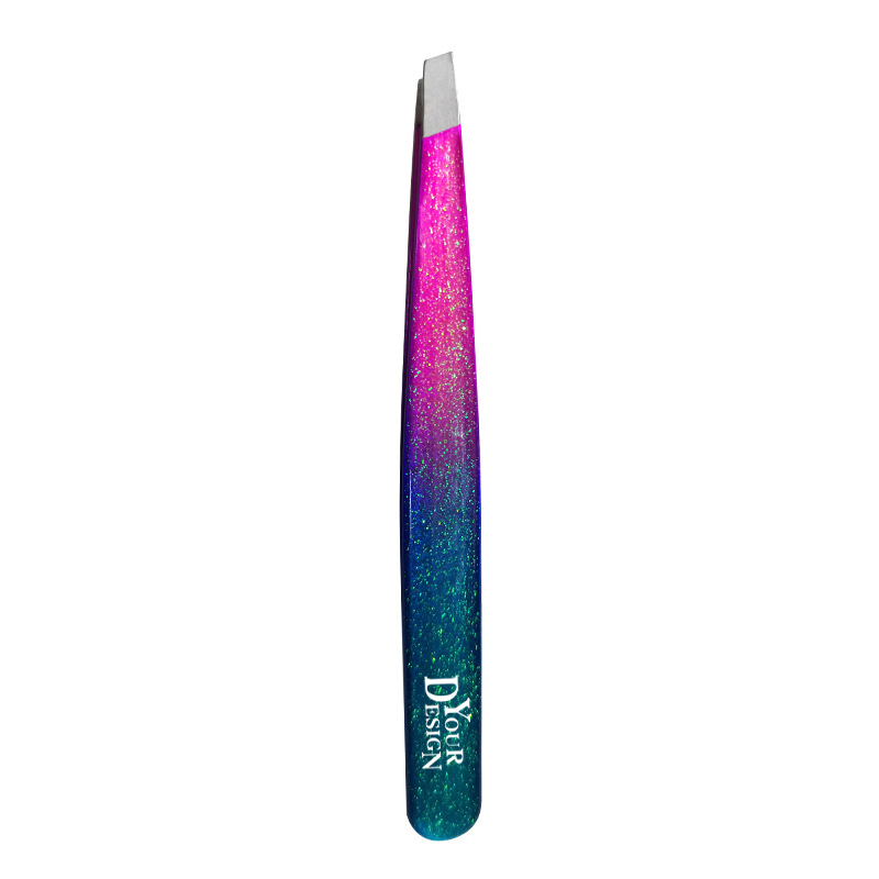 Stainless Steel Slant Eyebrow Tweezer 1