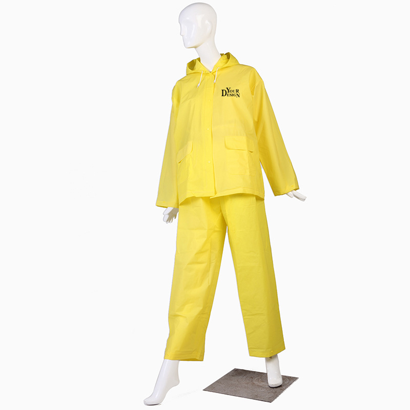 Waterproof Protective Rain Coat With Pants 1