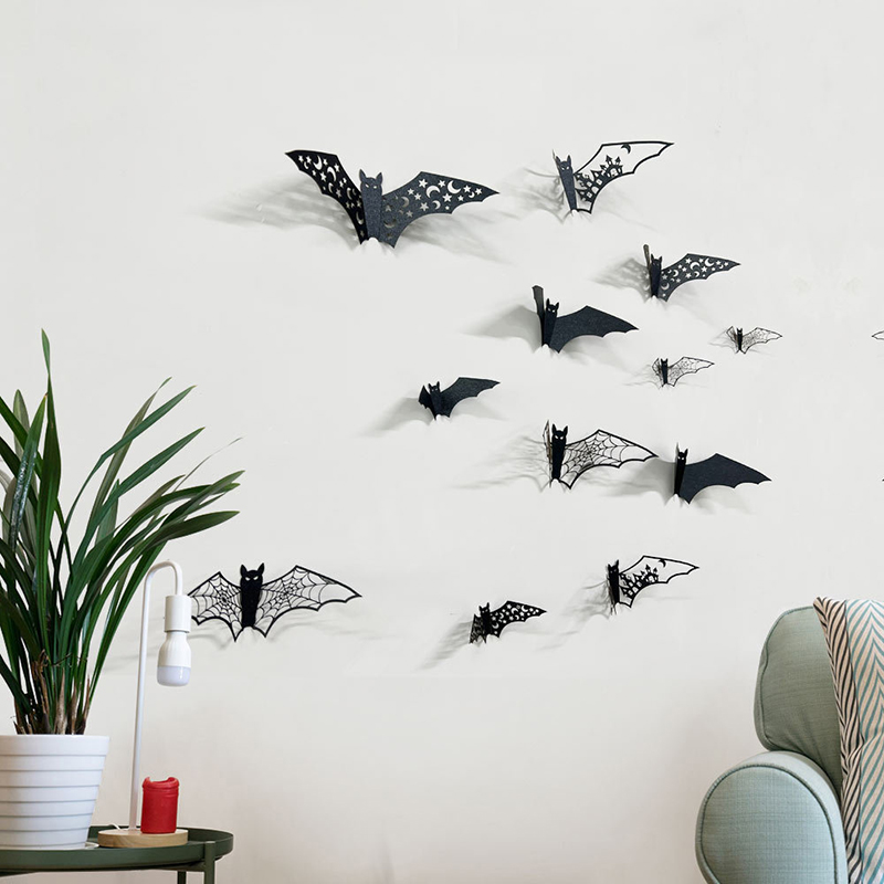 Halloween Bats Wall Decor Sticker2